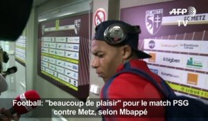 Mbappé : "beaucoup de plaisir" pour le match du PSG contre Metz