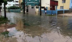 A Cuba, Irma a inondé la côte, y compris à La Havane