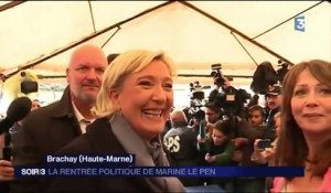 À Brachay, Marine Le Pen amorce la refonte du Front national