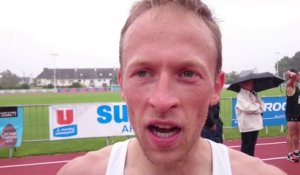 Semi-marathon Auray-Vannes. Florian Le Vigouroux, 1 er régional en 1 h 08 et 24 secondes