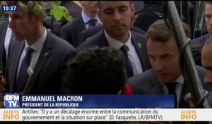 Emmanuel Macron interpellé à Toulouse par un militant sur la baisse des APL