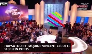DALS 8 : Hapsatou Sy taquine Vincent Cerutti sur son poids ! (vidéo) [nid: 148486]