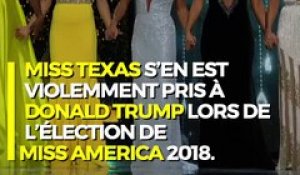 Miss Texas évoque Charlottesville et s'en prend à Donald Trump