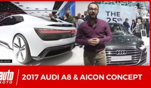 Audi A8 et Aicon Concept [SALON FRANCFORT 2017] : de plus en plus autonomes