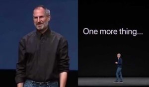 Pour la sortie de l'iPhone X, le public a eu droit à cette blague récurrente lancée par Steve Jobs