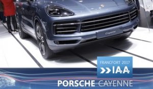 Porsche Cayenne en direct du Salon de Francfort 2017