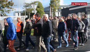 Nokia. 300 manifestants contre les suppressions d'emploi à Lannion