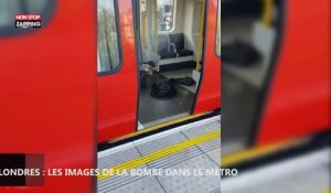 Londres : les images de la bombe dans le métro (vidéo)