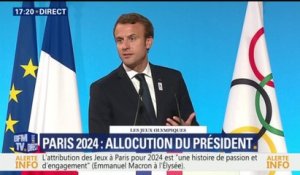 JO 2024 à Paris: "Beaucoup étaient sceptiques mais vous l’avez fait", déclare Emmanuel Macron