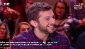 Stéphane Bern soupçonne un journaliste de "Quotidien" de copiner avec l’entourage d’Emmanuel Macron !