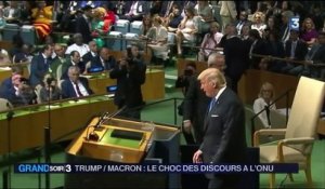 ONU : Donald Trump belliqueux, Emmanuel Macron pacifique
