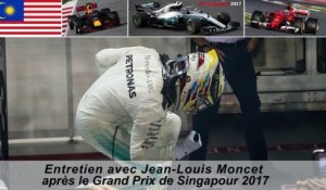 Entretien avec Jean-Louis Moncet après le Grand Prix de Singapour 2017