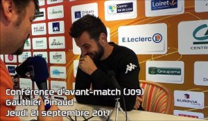 Conférence d'avant match (J9) : Gauthier Pinaud (21/09/2017)