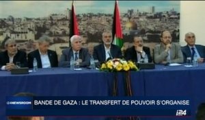 Bande de Gaza: le transfert de pouvoir s'organise