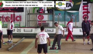 Finale tir de précision, Mondial Seniors, Casablanca 2017