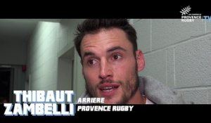 Strasbourg / Provence Rugby : la réaction de Thibaut Zambelli