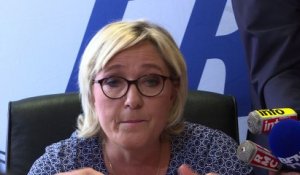 Le Pen: le départ de Philippot, "c'est déjà du passé"