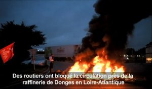 La raffinerie de Donges bloquée par les routiers