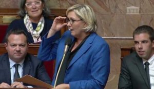 Marine Le Pen a voulu s'inviter dans "le ping pong" à l'Assemblée, c'est raté