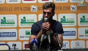 ATP - Metz - En Moselle, Benoît Paire avait remercié Gaël Monfils, son team et sa famille, mais pas Shy'm