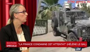 "La France condamne l'attentat de Har Adar" (Hélène Le Gal)