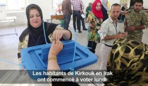 Les habitants de Kirkouk ont commencé à voter sur l'indépendance