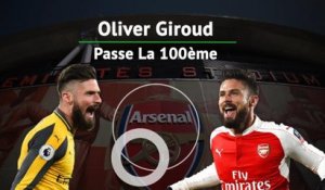 Arsenal - Giroud atteint la barre des 100 buts