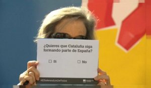 Un "contre-référendum" à Madrid