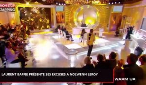 SLT : Laurent Baffie s’excuse d’avoir remonté la jupe de Nolwenn Leroy (Vidéo)