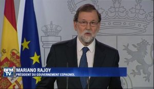 "Il n’y a pas eu de référendum d’auto-détermination en Catalogne", maintient Rajoy