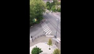 Des policiers se ridiculisent lors d'une course-poursuite grotesque à Lille