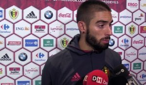 Yannick Carrasco: "Mon poste en équipe nationale est très fatiguant"