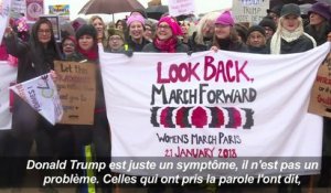 Paris: "Marche pour les femmes" et contre Trump