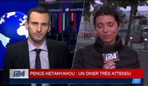 Israël: un diner très attendu ce lundi entre Mike Pence et Benyamin Netanyahou