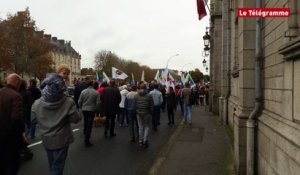 Fonction publique. 2.500 manifestants à Quimper