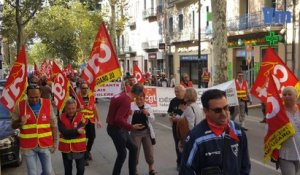 Près de 600 manifestants à Draguignan