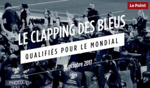 Le clapping des Bleus après leur qualification pour le Mondial 2018