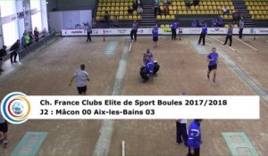 Premier tour, tir rapide en double, Club Elite Masculin J2, Mâcon vs Aix-les-Bains, octobre 2017