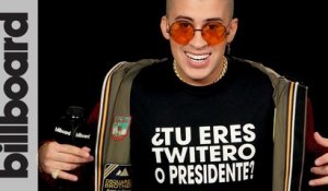 Bad Bunny's T-Shirt Message to Trump "Are You A Tweeter or Preseident"? | One Voice: Somos Live!