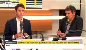 Gabriel Attal (LREM) : "Je pense que Pierre Gattaz pourrait se contrôler lui-même dans ses déclarations"