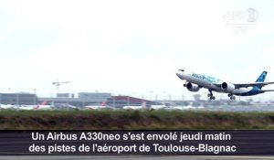 Toulouse: premier vol du nouvel A330neo d'Airbus