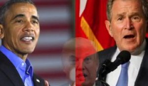 Les oreilles de Donald Trump sifflent après les piques de Bush et Obama