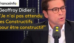 Geoffroy Didier : "Je n’ai pas attendu que Thierry Solère crée le groupe les Constructifs pour être constructif"