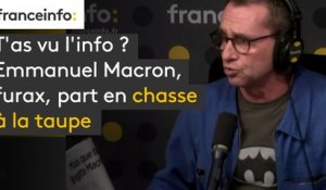 Emmanuel Macron, furax, part en chasse à la taupe