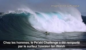 Surf: conditions incroyables à Hawaï pour le "Big Wave tour"