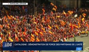 Catalogne: démonstration de force des partisans de l'unité