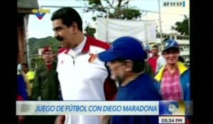 La rencontre Maradona/Maduro filmée par la télévision vénézuélienne