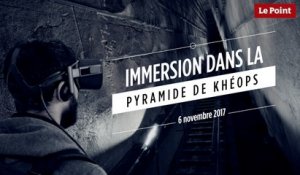 Immersion dans la pyramide de Khéops en réalité virtuelle