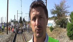 Les salariés de LyondellBasell à Berre ont bloqué les rails pendant près de deux heures