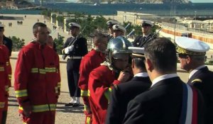 Emotion et fierté pour les élèves promus marins-pompiers du bataillon de Marseille